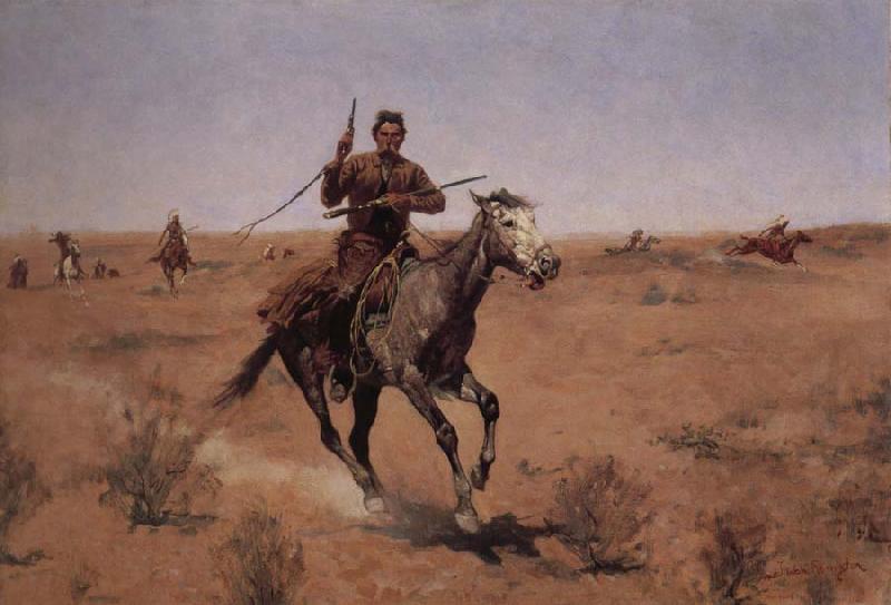 Frederic Remington The Flight